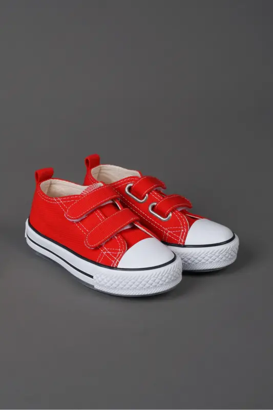 Pino Model Işıklı Unisex Bebek ve Çocuk Kırmızı Spor Ayakkabı - Kırmızı - VICCO