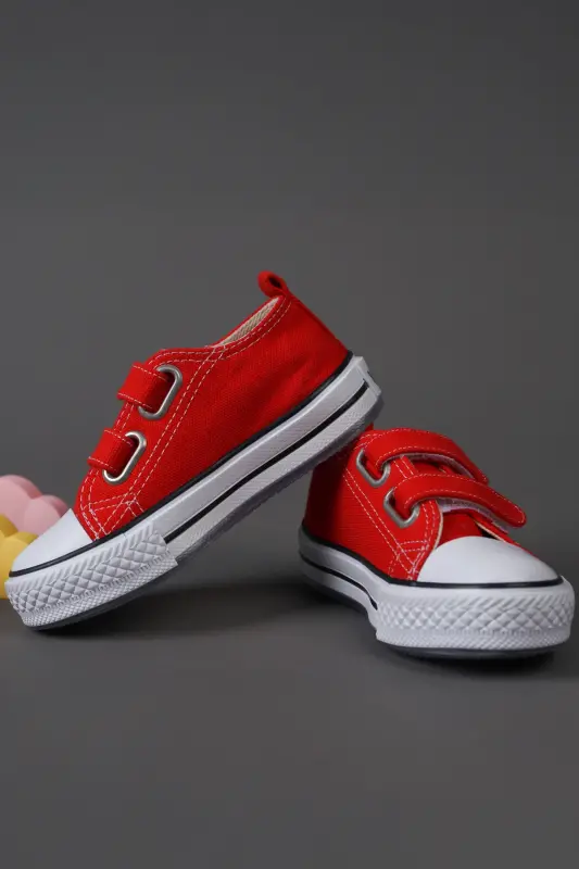 Pino Model Işıklı Unisex Bebek ve Çocuk Kırmızı Spor Ayakkabı - Kırmızı - 2