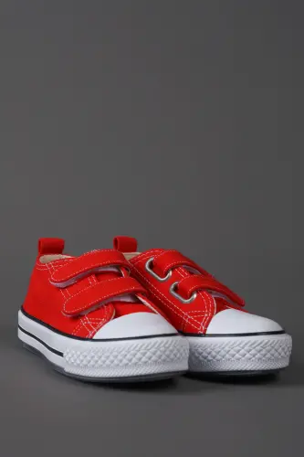 Pino Model Işıklı Unisex Bebek ve Çocuk Kırmızı Spor Ayakkabı - Kırmızı - 4