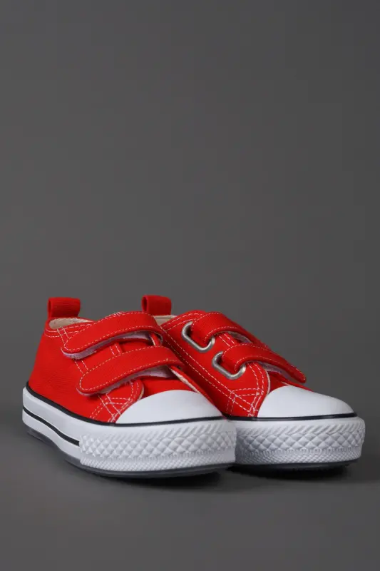 Pino Model Işıklı Unisex Bebek ve Çocuk Kırmızı Spor Ayakkabı - Kırmızı - 4