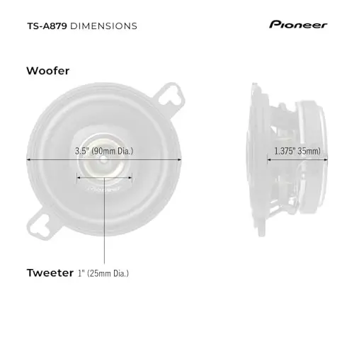 PIONEER A-Series Plus TS-A879 3.5