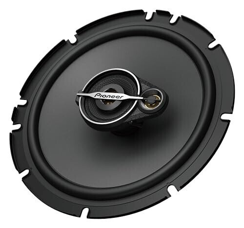 Pioneer A-Series Standard TS-A1671F 6.5” 3-Way Speakers (Pair) – 320W Max, Balanced Sound + Smooth Treble, Enhanced Bass, Ideal Factory Upgrade, Installation Adaptors Included - 3