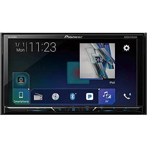 Pioneer AVH-2400NEX 7-дюймовый сенсорный двойной Din Android Auto и Apple CarPlay встроенный DVD/CD Bluetooth автомобильный стерео ресивер - 1