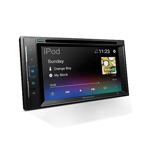 Pioneer AVH-241EX Double-Din CD/DVD qabul qiluvchi, ModazoneodazoneAlexa Pioneer Vozsis ilovasidan foydalanib, Bluetooth va orqa ko‘rinish kamerasi mosligi, 6.2” rezistivli sensorli ekran - 1
