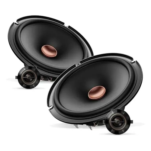 Pioneer D-Series TS-D65C 6.5” 2-Way Speakers (Pair) – 270W Max, Crisp Highs + Clear Vocals, Ideal Factory Upgrade, Add an Amplifier for Even Better Performance - 1