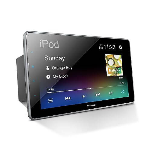 Pioneer DMH-T450EX Digital Multimedia Receiver with Weblink, 9” Capacitive Touchscreen, Double-DIN, Built-in Bluetooth, ModazoneAlexa Via App, Backup Camera Compatibility - 1