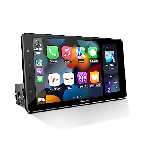 Pioneer DMH-WT3800NEX Digital Multimedia Receiver with Wireless Apple CarPlay and Android Auto, 9” Capacitive Floating Screen, Single-DIN, Built-in Bluetooth and WiFi, Modazone Alexa via App - 1