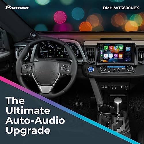 Pioneer DMH-WT3800NEX Digital Multimedia Receiver with Wireless Apple CarPlay and Android Auto, 9” Capacitive Floating Screen, Single-DIN, Built-in Bluetooth and WiFi, Modazone Alexa via App - 2