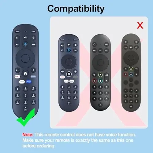 Replacement Remote Control for Pioneer ＆ Element Xumo TV, for Hisense X UHD LED XClass TV R34010BA00-00001, No Voice - 2