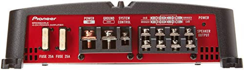 Pioneer GM-A6704 4-Channel Bridgeable Amplifier with Bass Boost - 3