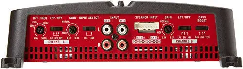 Pioneer GM-A6704 4-Channel Bridgeable Amplifier with Bass Boost - 4