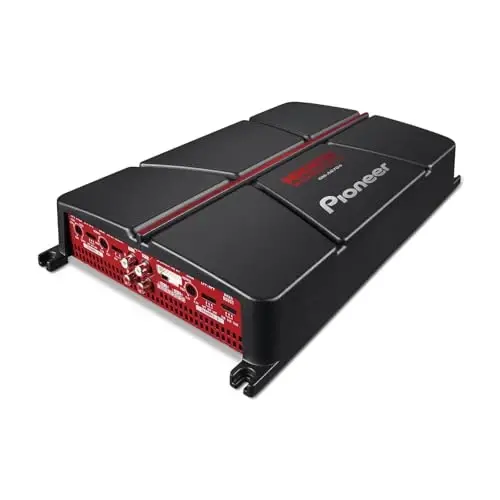 Pioneer GM-A6704 4-Channel Car Amplifier – 1000W Max, Class AB, Bridgeable Design, Bridgeable, High-/Low-Pass Filters - PIONEER