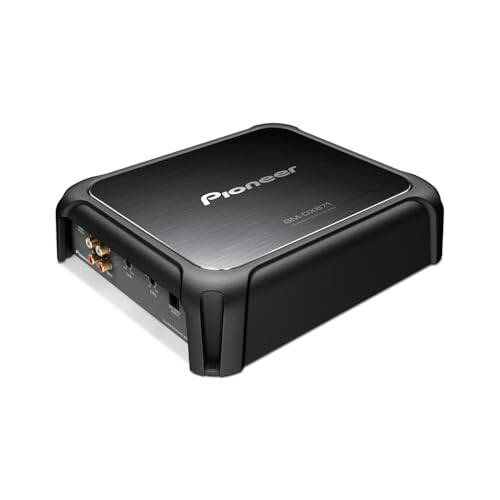 Pioneer GM-DX871 - Powerhouse Amplifier with 1,600 Watts, Class-D Technology, 1-Channel, Variable Low-Pass Filter, Compact Design, and Remote Bass Boost Control - 1