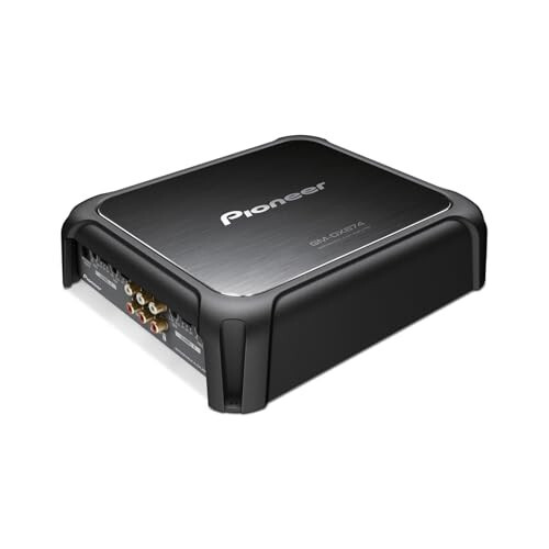 Pioneer GM-DX874 1,200 Watts Class D Powerhouse Amplifier, 4-Channel Amp, Variable Low-Pass Filter, Compact Design, and Remote Bass Boost Control 