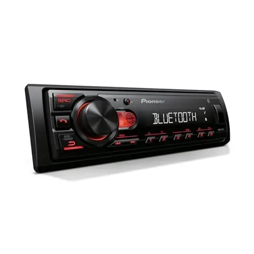 Pioneer MVH-S230BT 1-Din Digital Media Receiver – Bluetooth, USB, 50W x 4 Output, AM/FM Radio, iPhone/Android Compatible, Front/SW (Mono) Selectable RCA Output - 1