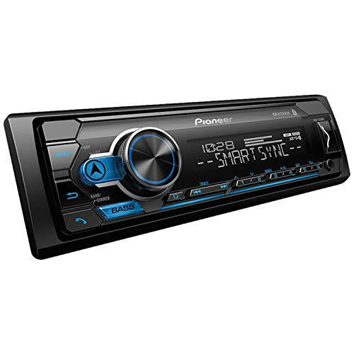 Pioneer MVH-S310BT Single Din Built-In Bluetooth, MIXTRAX, USB, Auxiliary, Pandora, Spotify, iPhone, Android and Smart Sync App Compatibility Car Digital Media Receiver - 1