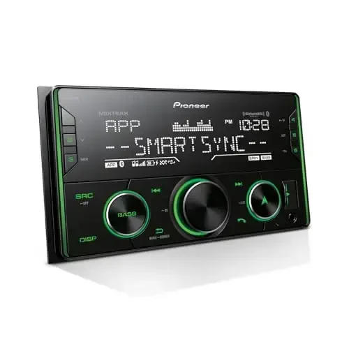 Pioneer MVH-S622BS Double Din Bluetooth автомагнитола с USB/AUX входами, Pioneer Smart Sync и громкой связью для улучшения качества звука в автомобиле - 1