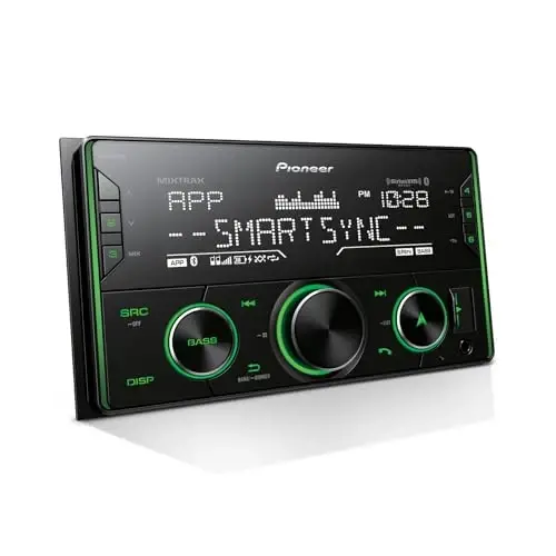 Pioneer MVH-S622BS Double Din Bluetooth Car Stereo with USB/AUX Inputs, Pioneer Smart Sync, and Hands-Free Calling for Enhanced in-Car Audio Experience - PIONEER