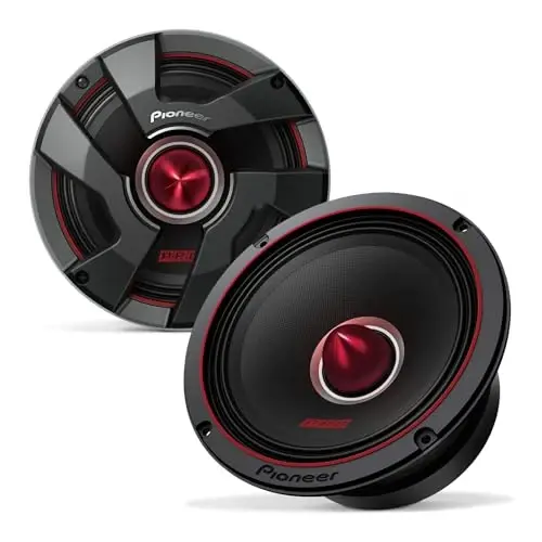 Pioneer P.R.O. Series TS-M651PRO 6.5” Speakers (Pair) – 300W Max, Perfect for high-SPL Builds and pro-Level car Audio 