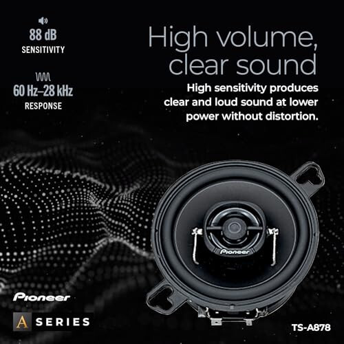 Pioneer TS-A878 3 1/2 Inch 2-Way Speakers - 5