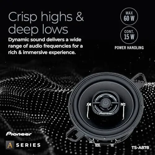 Pioneer TS-A878 3 1/2 Inch 2-Way Speakers - 4