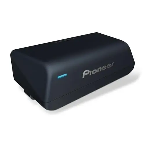 Pioneer TS-WX010A - Active Subwoofer with Built-in Amplifier, 160 Watts Peak Power, and Compact Design for a Deep Bass - 1