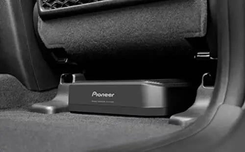 Pioneer TS-WX140DA 8” x 5-1/4” Compact Active Subwoofer with Built in Amplifier, 170 Watts Max Power, EV Optimized Sub, 3 Listening Modes - Deep, Dynamic and Natural for Enhanced Car Audio - 7