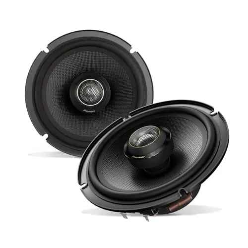 Pioneer Z-Series TS-Z65F 6.5” 2-Way Speakers (Pair) – 330W Max, Balanced Sound + Smooth Treble, Audiophile Upgrade, add an Amplifier for Optimal Performance 