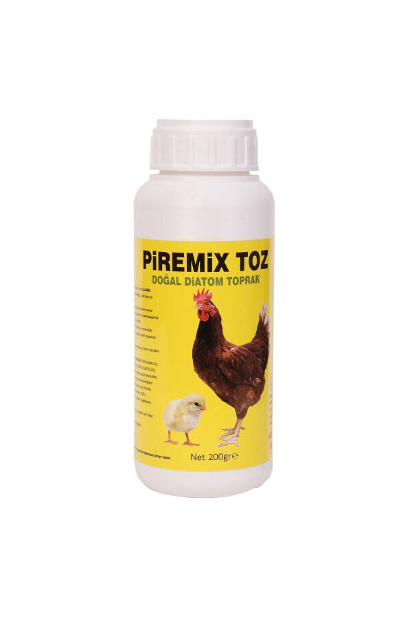 Pir-200 Chicken Mite Flea Eliminating Natural Diatom Earth Riremix 200 gr Di-ar Ultra - 1