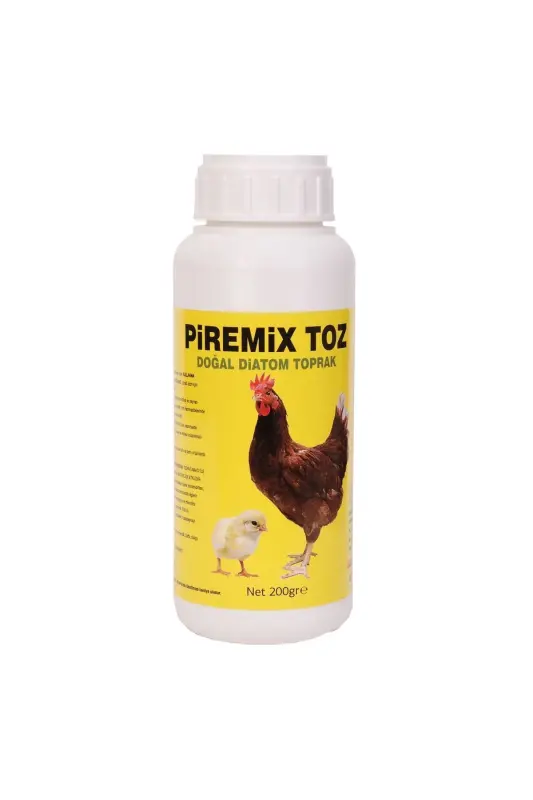 Pir-200 Chicken Mite Flea Eliminating Natural Diatom Earth Riremix 200 gr Di-ar Ultra - PIREMIX