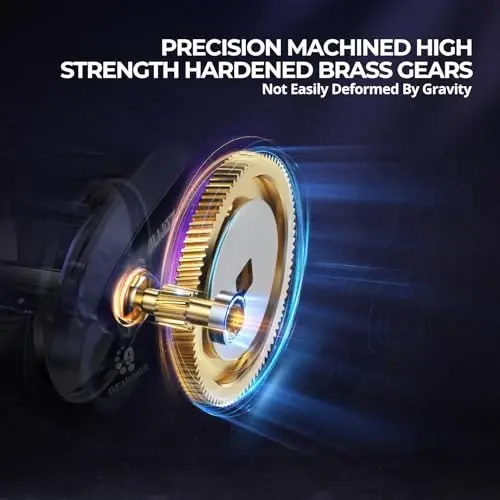 Piscifun Alijoz 400 Baitcaster Fishing Reel, 38Lbs Max Drag Aluminum Alloy Frame Baitcasting Reel, Available in 6.6: 1/8.1: 1 Gear Ratio, Freshwater and Saltwater Low Profile Casting Reel for Musky - PISCIFUN (1)