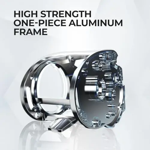 Piscifun Alijoz 400 Baitcaster Fishing Reel, 38Lbs Max Drag Aluminum Alloy Frame Baitcasting Reel, Available in 6.6: 1/8.1: 1 Gear Ratio, Freshwater and Saltwater Low Profile Casting Reel for Musky - 5