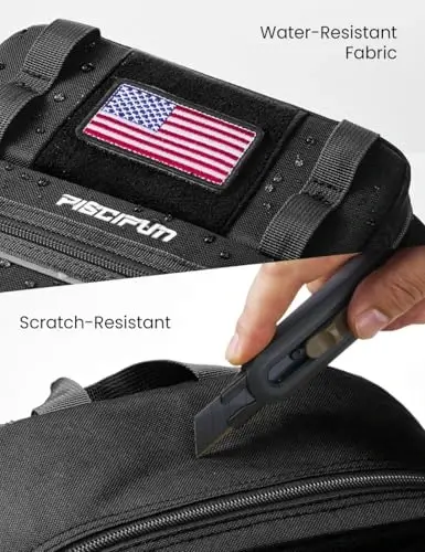 Piscifun Рыболовный Рюкзак с Держателем Удилища, Легкая Сумка-Слинг для Хранения Снастей и Оборудования - 4