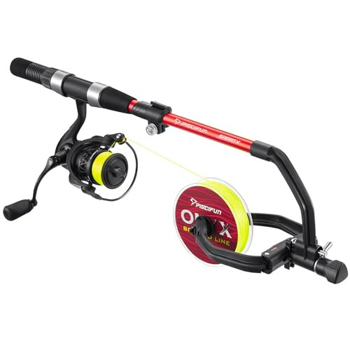 Piscifun Speed X Baliqchilik liniyasi o'ramlari, ajratish bilan - Spinning, Cast va Spincast makara uchun liniya o'rash stantsiyasi - Piscifun