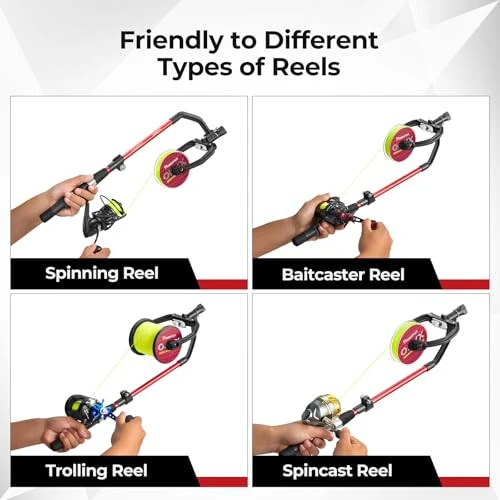 Piscifun Speed X Baliqchilik liniyasi o'ramlari, ajratish bilan - Spinning, Cast va Spincast makara uchun liniya o'rash stantsiyasi - 6