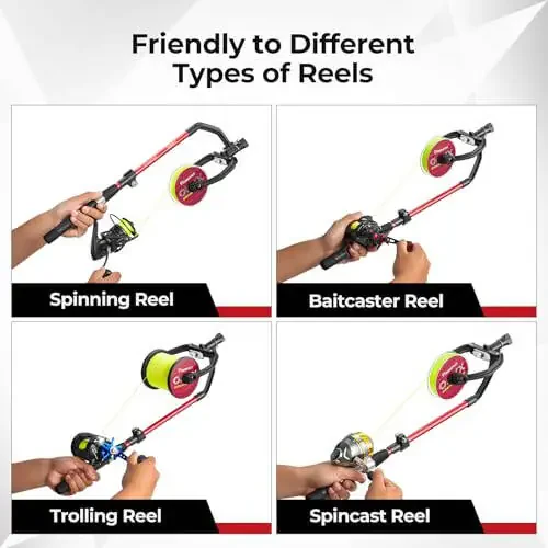 Piscifun Speed X Baliqchilik liniyasi o'ramlari, ajratish bilan - Spinning, Cast va Spincast makara uchun liniya o'rash stantsiyasi - 6