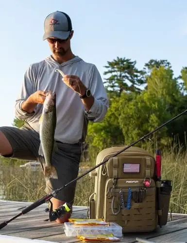 Piscifun удочка ушла с собой, держателем, легкомысленным ушла с собой, уложенной мешок Storge механизм и оборудование - PISCIFUN (1)