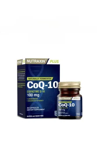 Пищевая добавка CoQ-10 30 мягких капсул - Коэнзим Q10 - NUTRAXIN (1)