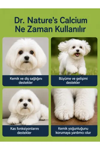 Пищевая добавка для собак Dr. Natures Calcium Magnesium для поддержки суставов (75 таблеток) - 4