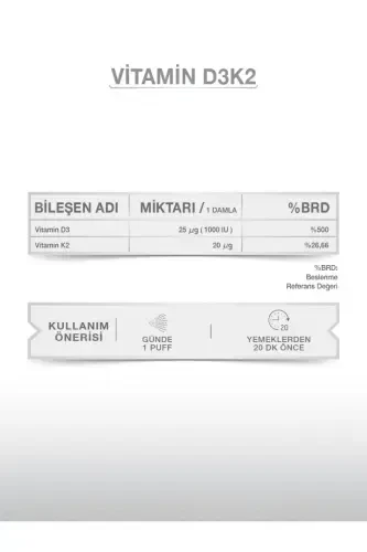 ПИЩЕВАЯ ДОБАВКА ВИТАМИН D3K2 20 МЛ - 4