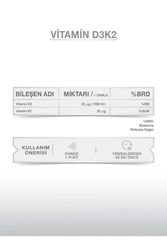 ПИЩЕВАЯ ДОБАВКА ВИТАМИН D3K2 20 МЛ - 4