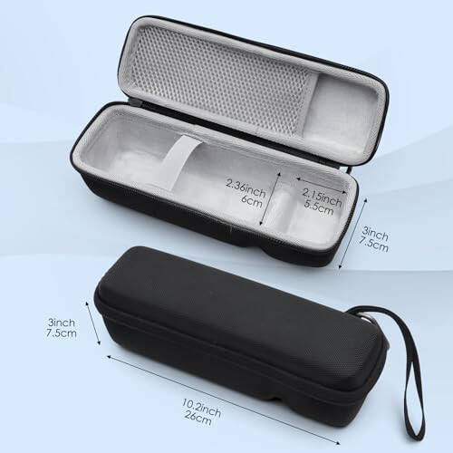 PISOSN Anker 737 Power Bank (PowerCore 24K) / Anker Prime Power Bank 27650mAh 250W ile Uyumlu Sert Taşıma Çantası, Taşınabilir Şık Seyahat Çantası - 4