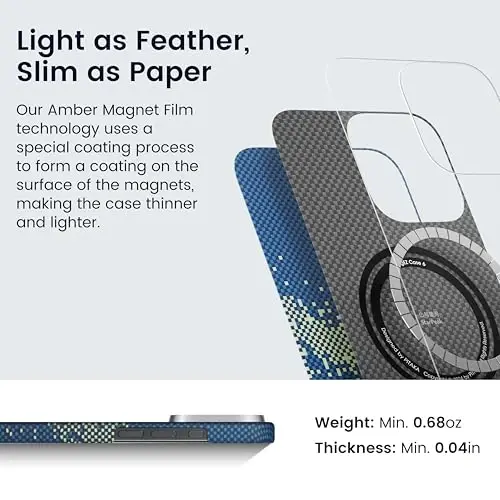 pitaka for iPhone 16 Pro Case 6.3
