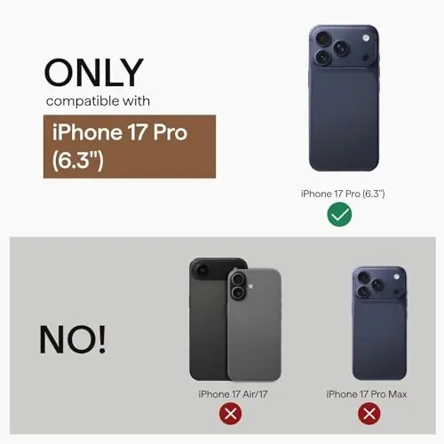 pitaka for iPhone 17 Pro Case 6.3
