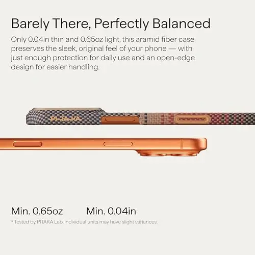 pitaka for iPhone 17 Pro Case 6.3