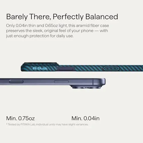 pitaka for iPhone 17 Pro Case 6.3