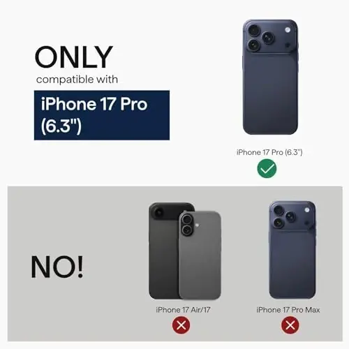 pitaka for iPhone 17 Pro Case 6.3