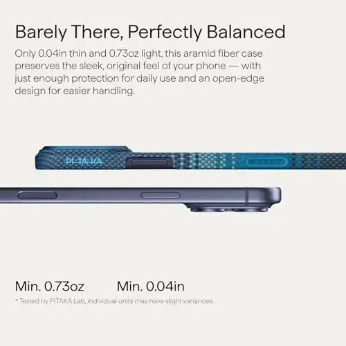 pitaka for iPhone 17 Pro Max Case 6.9