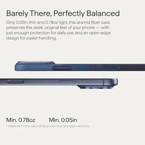 pitaka for iPhone 17 Pro Max Case 6.9