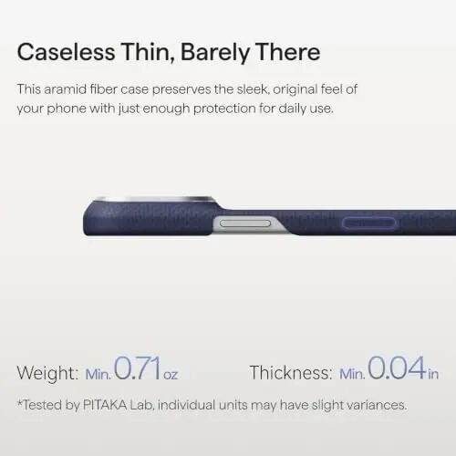 pitaka for iPhone 18 Pro Case 6.3